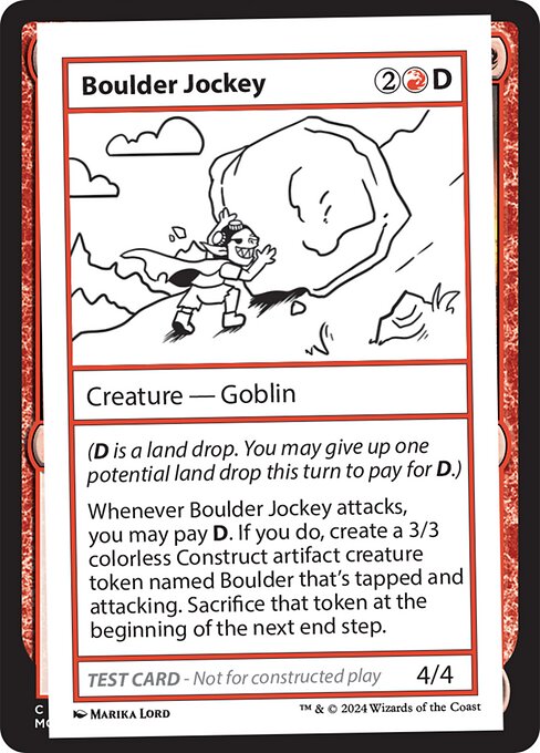 naokuroshop MTG [MB2][0324][赤][C][EN][Boulder Jockey] NM