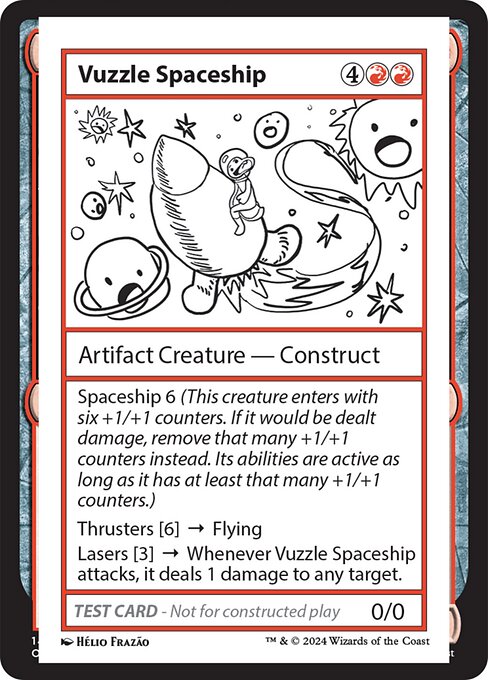 naokuroshop MTG [MB2][0332][赤][C][EN][Vuzzle Spaceship] NM