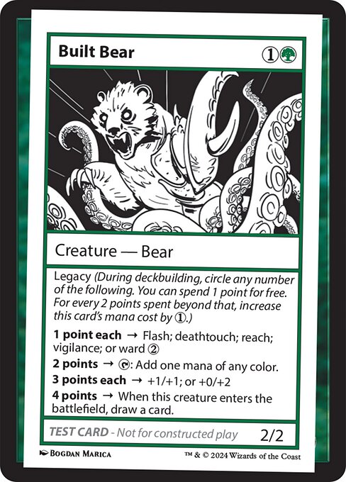 naokuroshop MTG [MB2][0335][緑][C][EN][Built Bear] NM