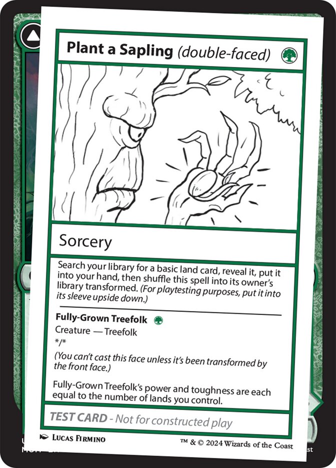 naokuroshop MTG [MB2][0344][緑][C][EN][Plant a Sapling] NM