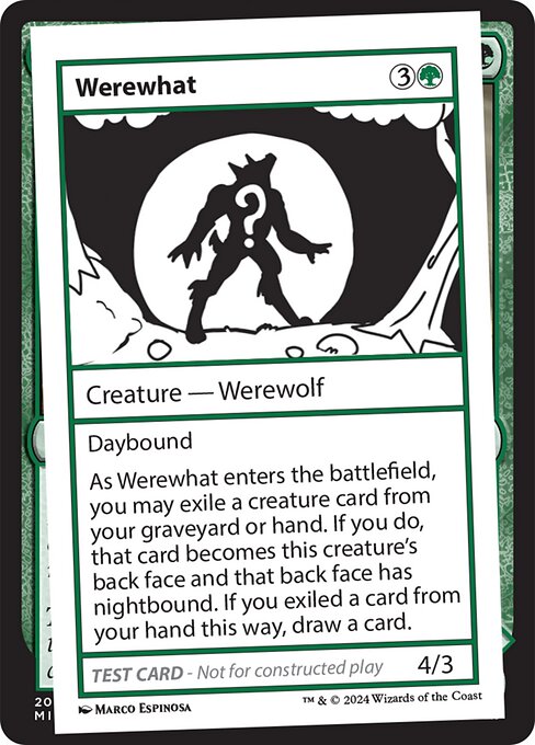 naokuroshop MTG [MB2][0349][緑][C][EN][Werewhat] NM