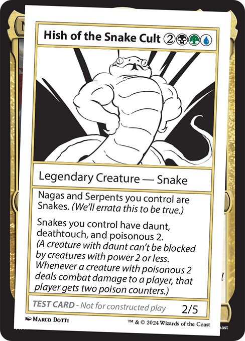 naokuroshop MTG [MB2][0356][多][C][EN][Hish of the Snake Cult] NM