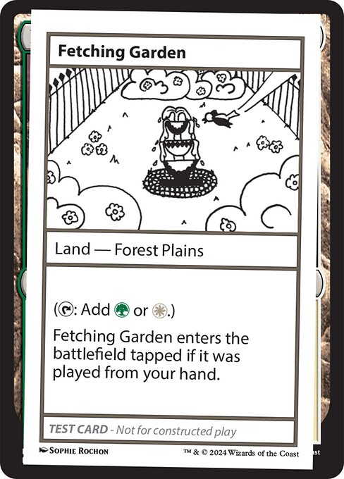 naokuroshop MTG [MB2][0372][土地][C][EN][Fetching Garden] NM