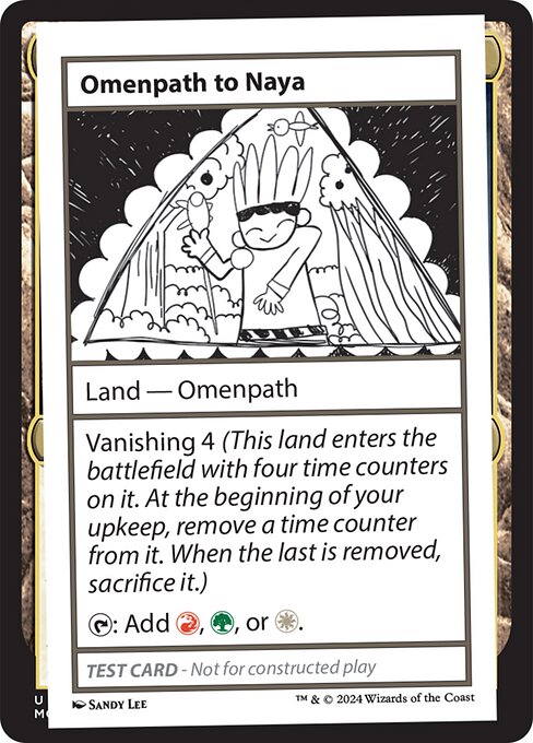 naokuroshop MTG [MB2][0379][土地][C][EN][Omenpath to Naya] NM