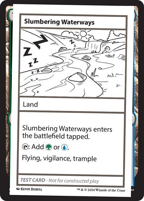 naokuroshop MTG [MB2][0381][土地][C][EN][Slumbering Waterways] NM