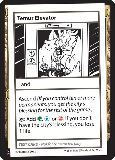 naokuroshop MTG [MB2][0382][土地][C][EN][Temur Elevator] NM