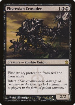 naokuroshop MTG [MBS][050][黒][R][EN][ファイレクシアの十字軍/Phyrexian Crusader] NM