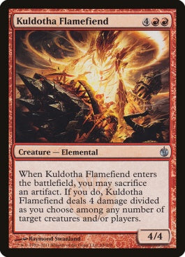 naokuroshop MTG [MBS][069][赤][U][EN][カルドーサの炎魔/Kuldotha Flamefiend] NM