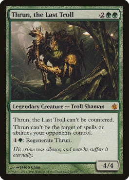 naokuroshop MTG [MBS][092][緑][M][EN][最後のトロール、スラーン/Thrun, the Last Troll] NM