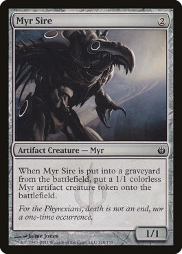 naokuroshop MTG [MBS][116][茶][C][EN][マイアの種父/Myr Sire] NM