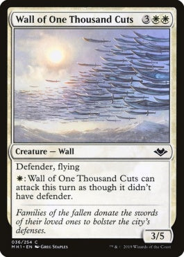 naokuroshop MTG [MH1][036][白][C][EN][千本刀の壁/Wall of One Thousand Cuts] NM