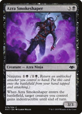 naokuroshop MTG [MH1][079][黒][C][EN][アズラの煙纏い/Azra Smokeshaper] NM