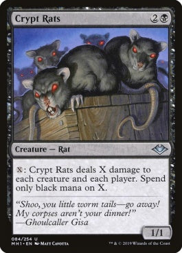 naokuroshop MTG [MH1][084][黒][U][EN][墓所のネズミ/Crypt Rats] NM