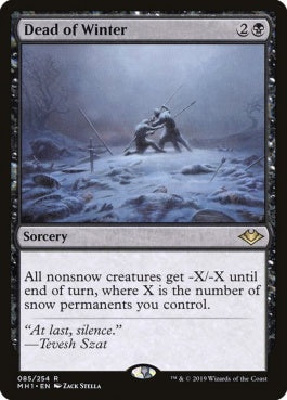 naokuroshop MTG [MH1][085][黒][R][EN][真冬/Dead of Winter] NM