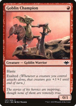 naokuroshop MTG [MH1][127][赤][C][EN][ゴブリンの勇者/Goblin Champion] NM