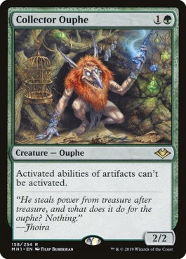 naokuroshop MTG [MH1][158][緑][R][EN][溜め込み屋のアウフ/Collector Ouphe]（foil） NM