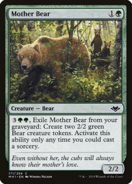 naokuroshop MTG [MH1][171][緑][C][EN][母熊/Mother Bear] NM