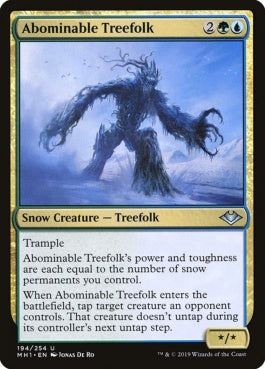 naokuroshop MTG [MH1][194][多][U][EN][忌まわしきツリーフォーク/Abominable Treefolk] NM