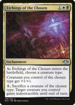 naokuroshop MTG [MH1][198][多][U][EN][選ばれしものの食刻/Etchings of the Chosen] NM