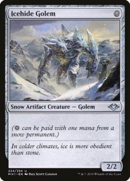 naokuroshop MTG [MH1][224][茶][U][EN][氷皮ゴーレム/Icehide Golem] NM