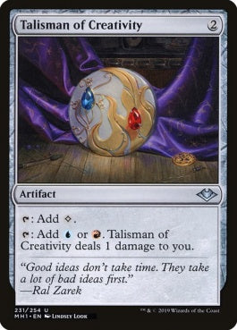 naokuroshop MTG [MH1][231][茶][U][EN][独創のタリスマン/Talisman of Creativity] NM