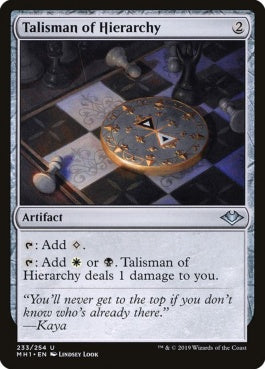 naokuroshop MTG [MH1][233][茶][U][EN][聖列のタリスマン/Talisman of Hierarchy] NM