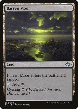 naokuroshop MTG [MH1][236][土地][U][EN][やせた原野/Barren Moor] NM