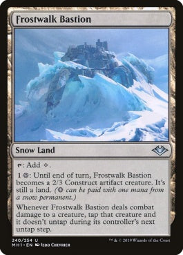 naokuroshop MTG [MH1][240][土地][U][EN][霜歩き砦/Frostwalk Bastion] NM