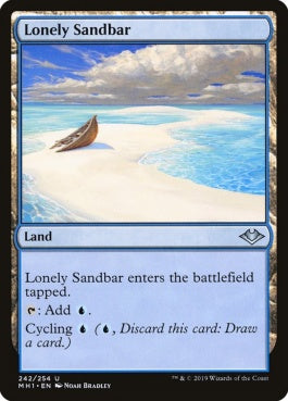 naokuroshop MTG [MH1][242][土地][U][EN][孤立した砂州/Lonely Sandbar] NM