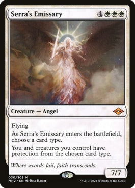 naokuroshop MTG [MH2][030][白][M][EN][セラの使者/Serra's Emissary]（foil） NM