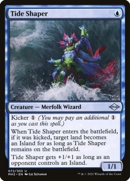 naokuroshop MTG [MH2][072][青][U][EN][激浪の形成師/Tide Shaper]（foil） NM