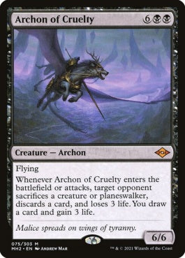 naokuroshop MTG [MH2][075][黒][M][EN][残虐の執政官/Archon of Cruelty] NM