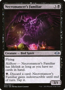 naokuroshop MTG [MH2][094][黒][U][EN][屍術士の使い魔/Necromancer's Familiar] NM