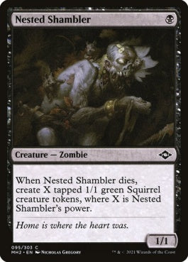 naokuroshop MTG [MH2][095][黒][C][EN][巣のシャンブラー/Nested Shambler]（foil） NM