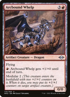 naokuroshop MTG [MH2][113][赤][U][EN][電結の仔/Arcbound Whelp]（foil） NM