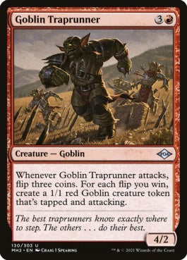 naokuroshop MTG [MH2][130][赤][U][EN][ゴブリンの罠走り/Goblin Traprunner] NM