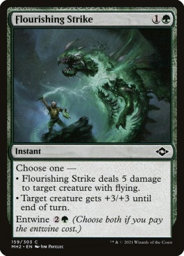 naokuroshop MTG [MH2][159][緑][C][EN][盛大な一撃/Flourishing Strike] NM