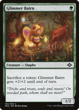 naokuroshop MTG [MH2][163][緑][C][EN][薄光の子/Glimmer Bairn] NM