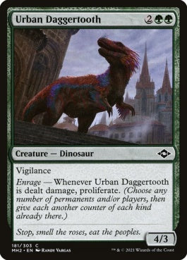 naokuroshop MTG [MH2][181][緑][C][EN][都の短剣歯/Urban Daggertooth]（foil） NM