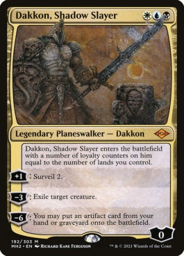 naokuroshop MTG [MH2][192][多][M][EN][影の処刑者、ダッコン/Dakkon, Shadow Slayer]（foil） NM