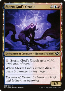 naokuroshop MTG [MH2][213][多][C][EN][嵐の神の神託者/Storm God's Oracle]（foil） NM