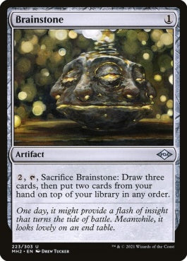 naokuroshop MTG [MH2][223][茶][U][EN][石なる知識/Brainstone]（foil） NM