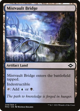 naokuroshop MTG [MH2][249][土地][C][EN][霧霊堂の橋/Mistvault Bridge] NM