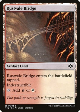 naokuroshop MTG [MH2][253][土地][C][EN][錆付谷の橋/Rustvale Bridge] NM