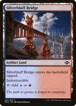 naokuroshop MTG [MH2][255][土地][C][EN][銀色険の橋/Silverbluff Bridge] NM