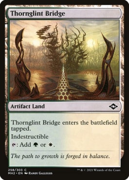 naokuroshop MTG [MH2][258][土地][C][EN][荊棘光の橋/Thornglint Bridge]（foil） NM