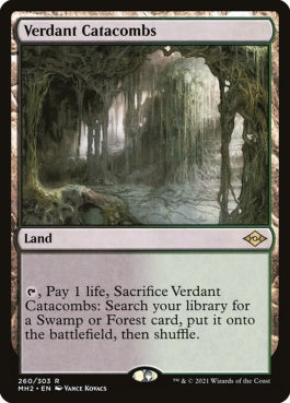 naokuroshop MTG [MH2][260][土地][R][EN][新緑の地下墓地/Verdant Catacombs] NM