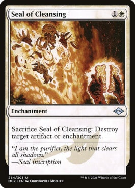 naokuroshop MTG [MH2][264][白][U][EN][浄化の印章/Seal of Cleansing]（foil） NM