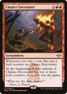 naokuroshop MTG [MH2][277][赤][R][EN][偶然の出合い/Chance Encounter]（foil） NM