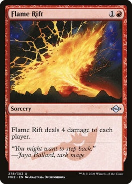 naokuroshop MTG [MH2][278][赤][U][EN][火炎の裂け目/Flame Rift]（foil） NM